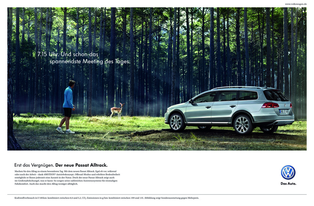Volkswagen startet Kampagne für Passat Alltrack