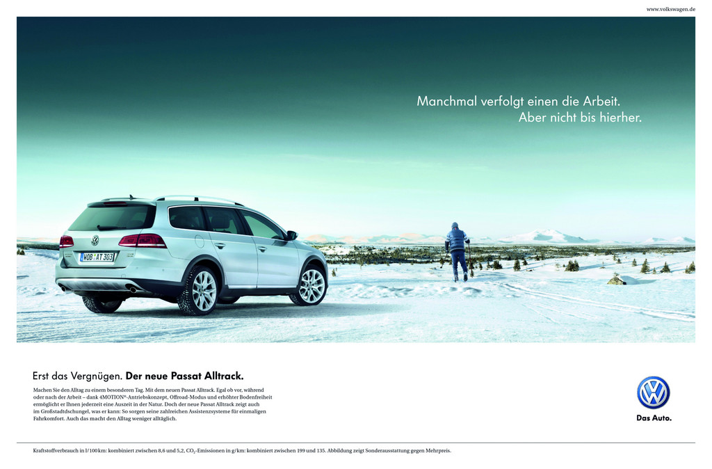 Volkswagen startet Kampagne für Passat Alltrack