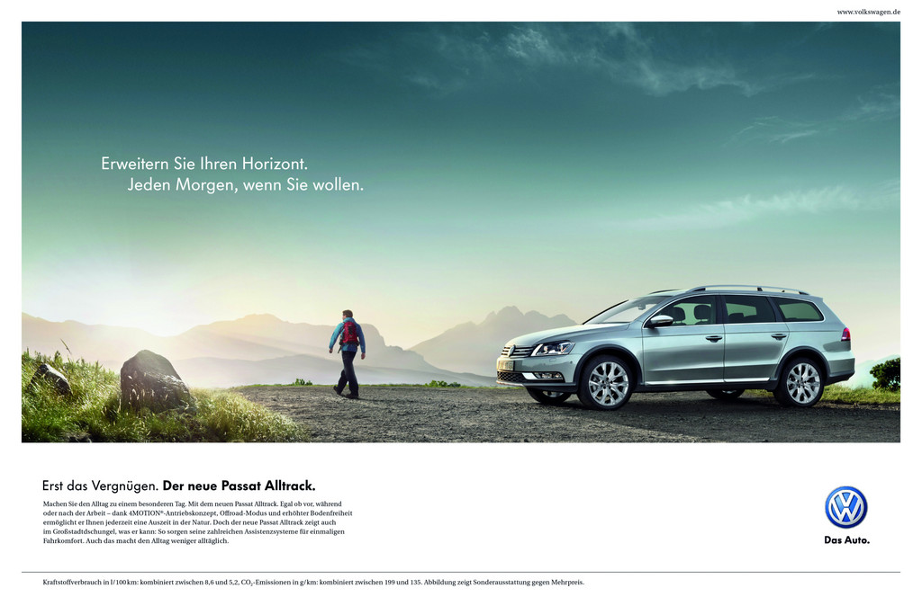 Volkswagen startet Kampagne für Passat Alltrack