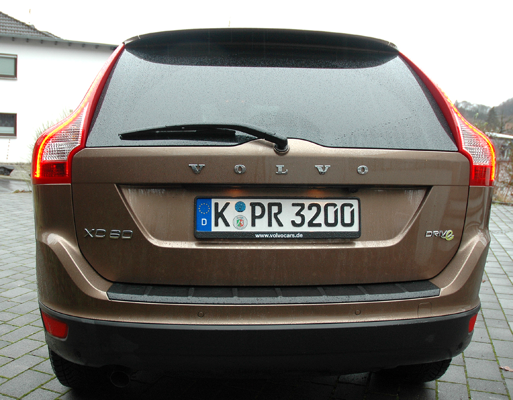 Volvo XC60: Blick auf die Heckpartie. 