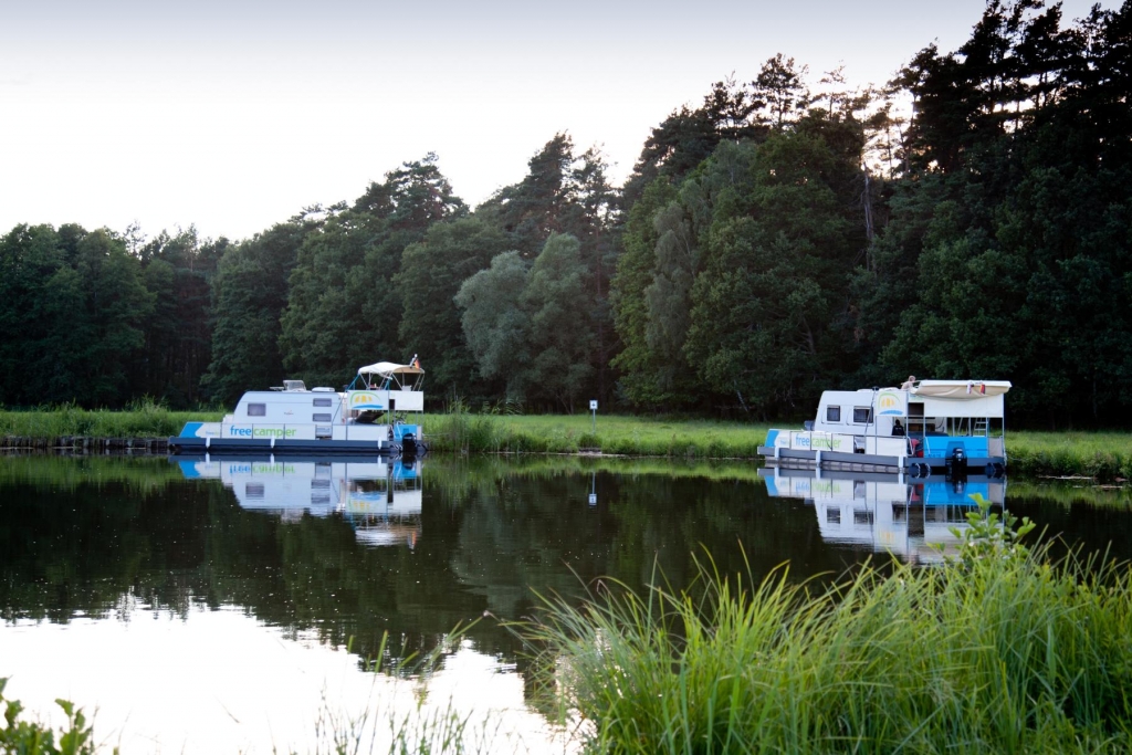 WoMo-freecamper-Taufe an der Havel