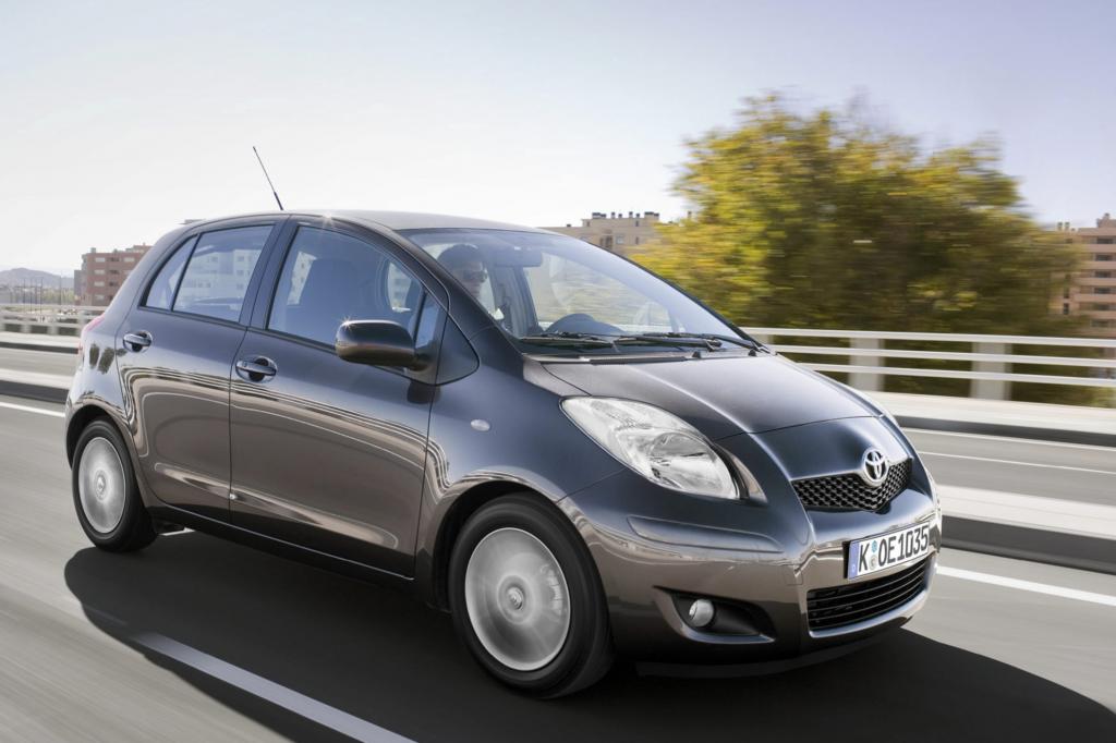 Zum Vergleich: der alte Yaris
