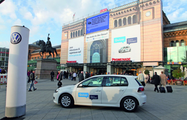 Auszeichnung für Quicar-Kampagne von VW