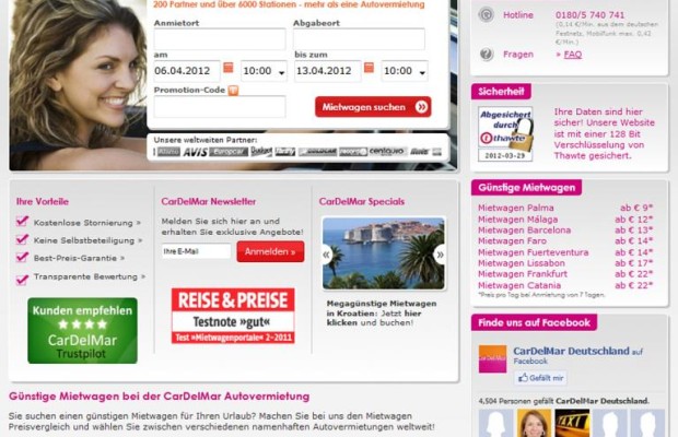 CarDelMar kooperiert mit Czech Airlines