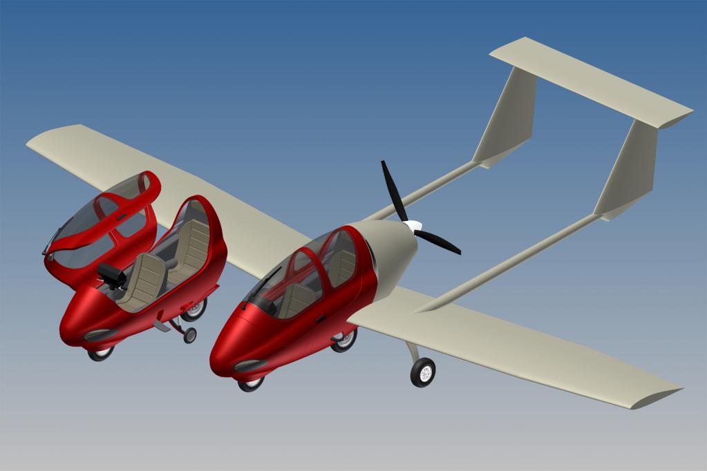 Das fliegende Motorrad von Trixy