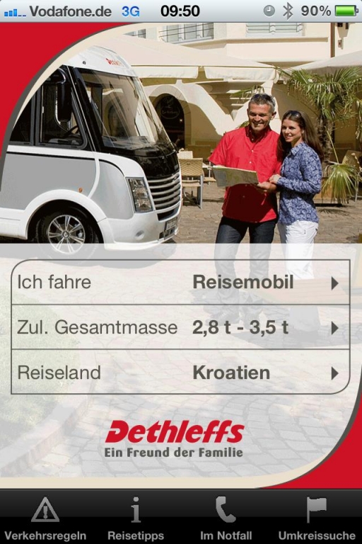 Dethleffs Reise-App ab sofort kostenlos verfügbar