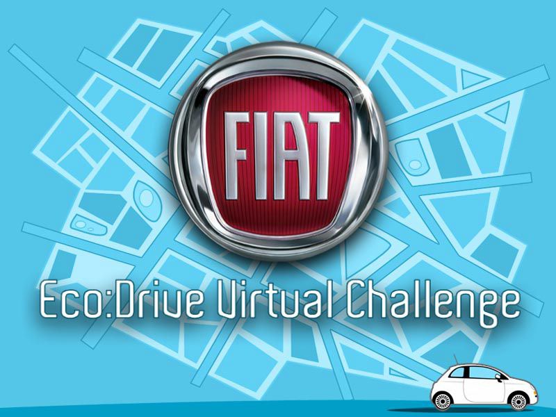 Fiat sucht mit der eco:Drive Virtual Challenge Verbrauchs-Champion