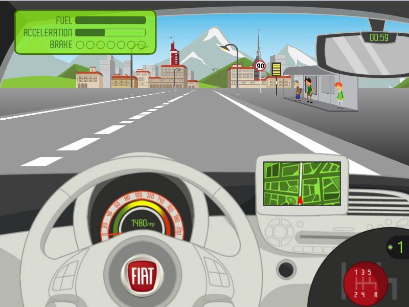 Fiat sucht mit der eco:Drive Virtual Challenge Verbrauchs-Champion