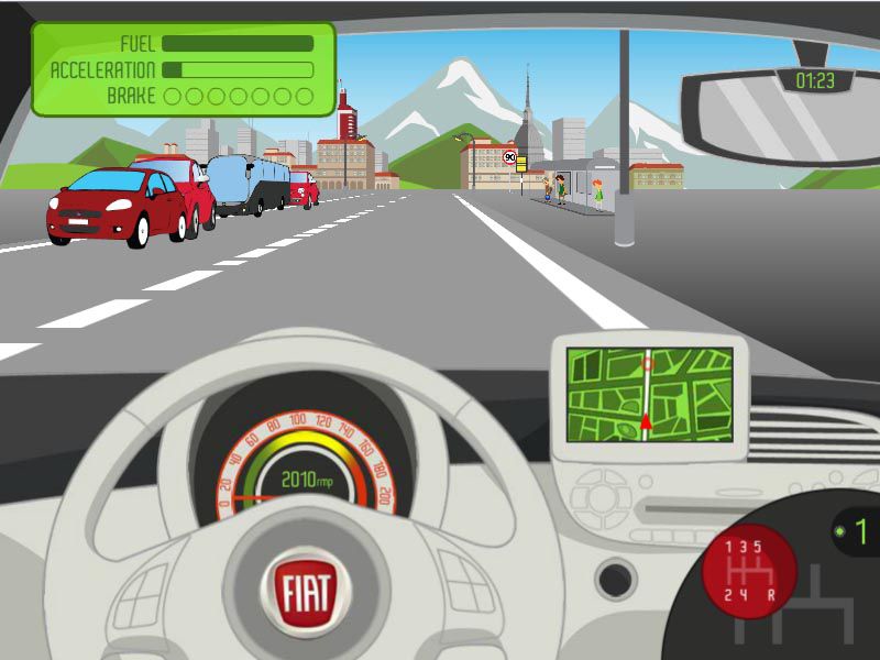 Fiat sucht mit der eco:Drive Virtual Challenge Verbrauchs-Champion