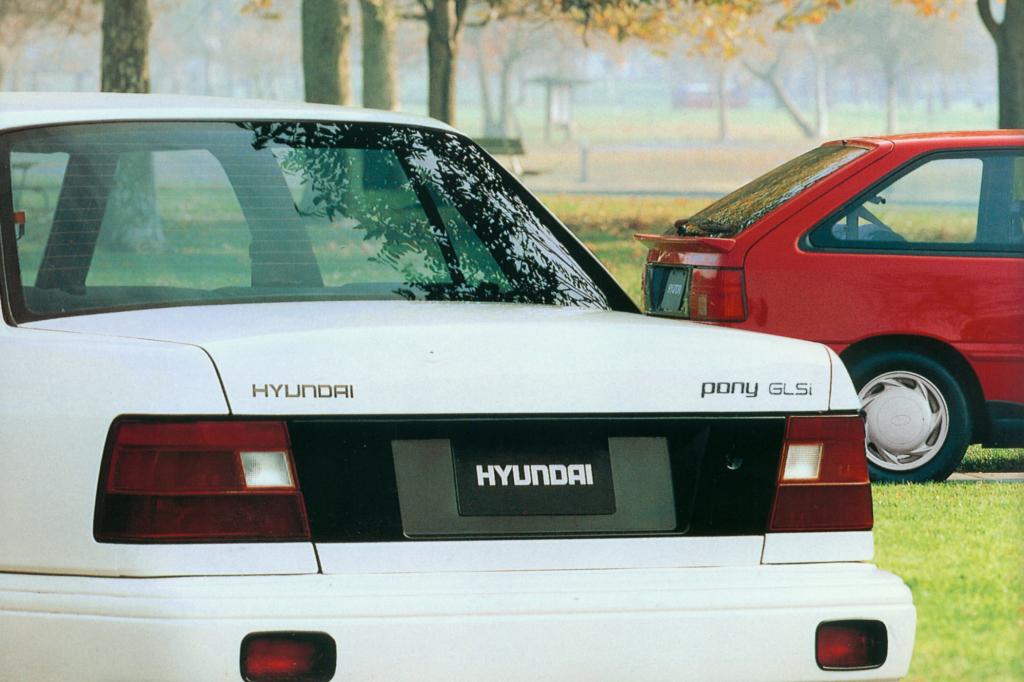 Hyundai Pony Viertürer und Dreitürer ab 1989