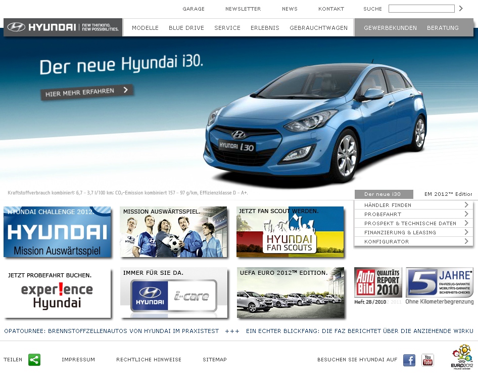 Hyundai startet Online-Kampagne zur EM
