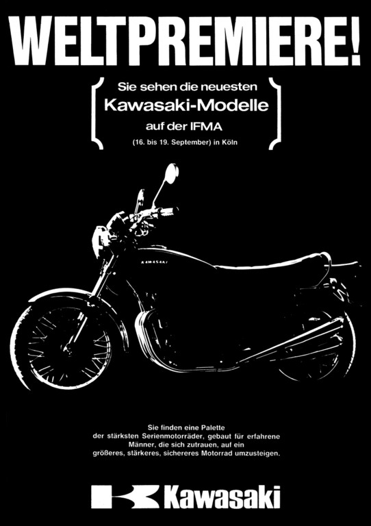 Kawasaki feiert 40 Jahre Z-Modelle