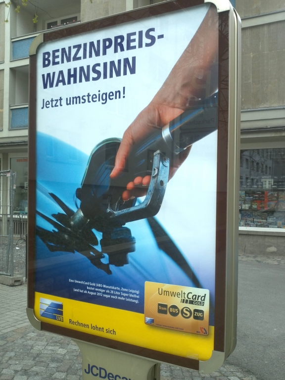 Kfz-Zulassung als Fahrschein – Aktion der Leipziger Verkehrsbetriebe gegen hohe Spritpreise