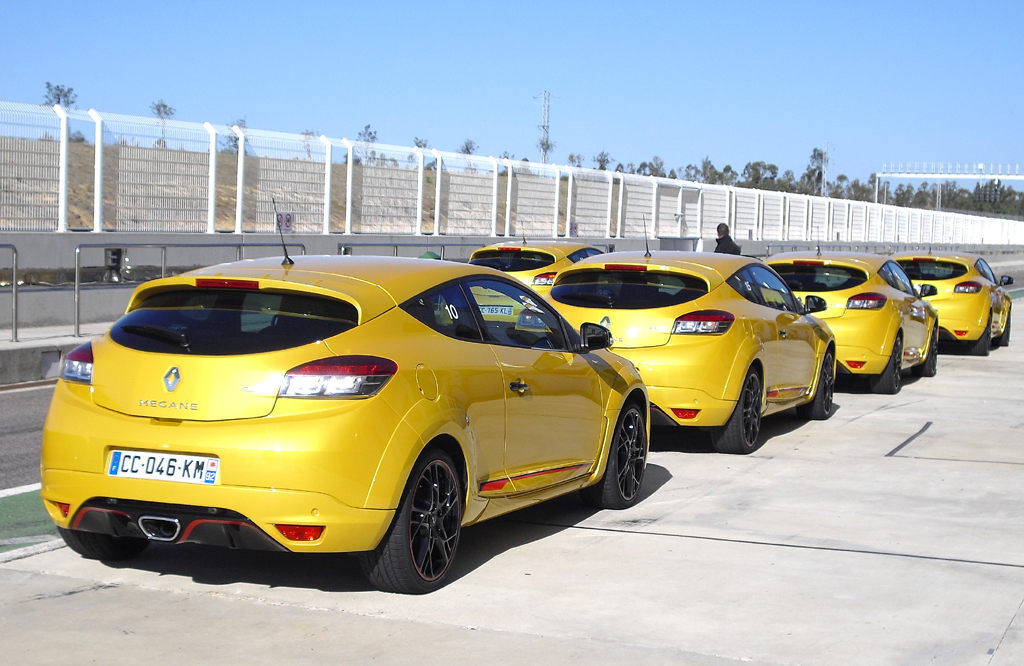 Mégane Coupé Renault Sport: Und los geht's auf die Rennstrecke.