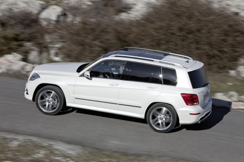 Mercedes GLK: ... und während der Fahrt.