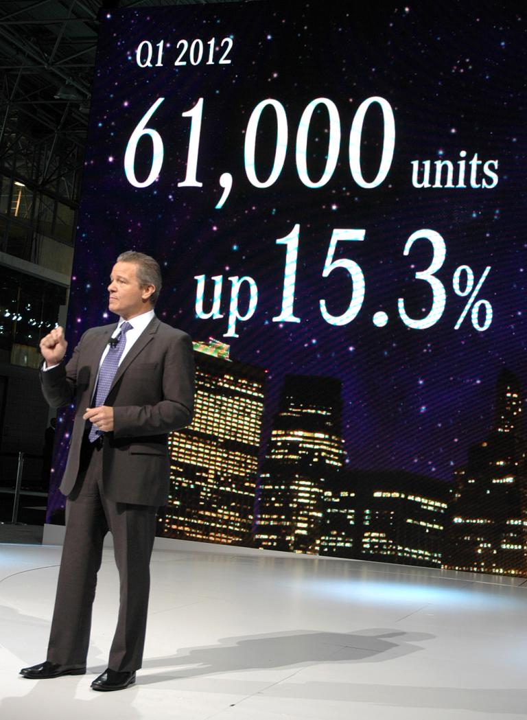 Mercedes-USA-Chef Stephen Cannon: 61 000 Verkäufe in Quartal eins macht 15,3 Prozent plus. 