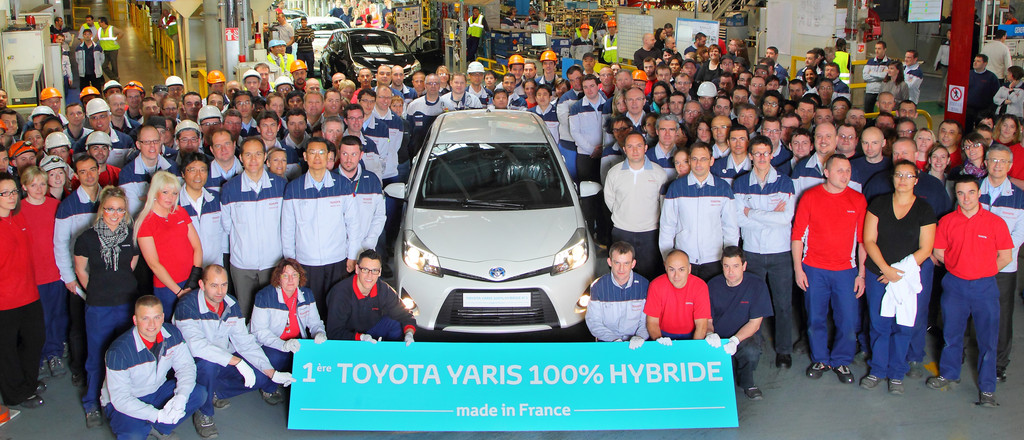 Produktion des Toyota Yaris Hybrid in Valenciennes gestartet