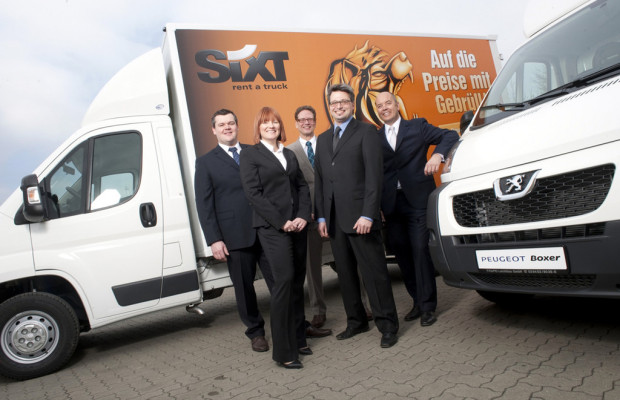 Sixt setzt auf Peugeot-Nutzfahrzeuge