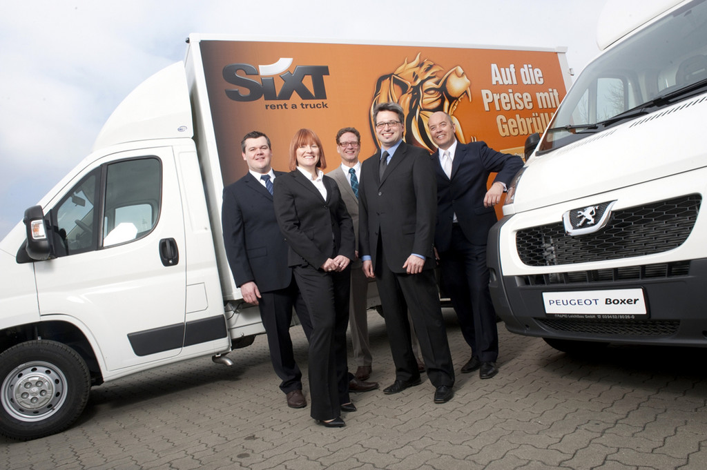 Sixt setzt auf Peugeot-Nutzfahrzeuge