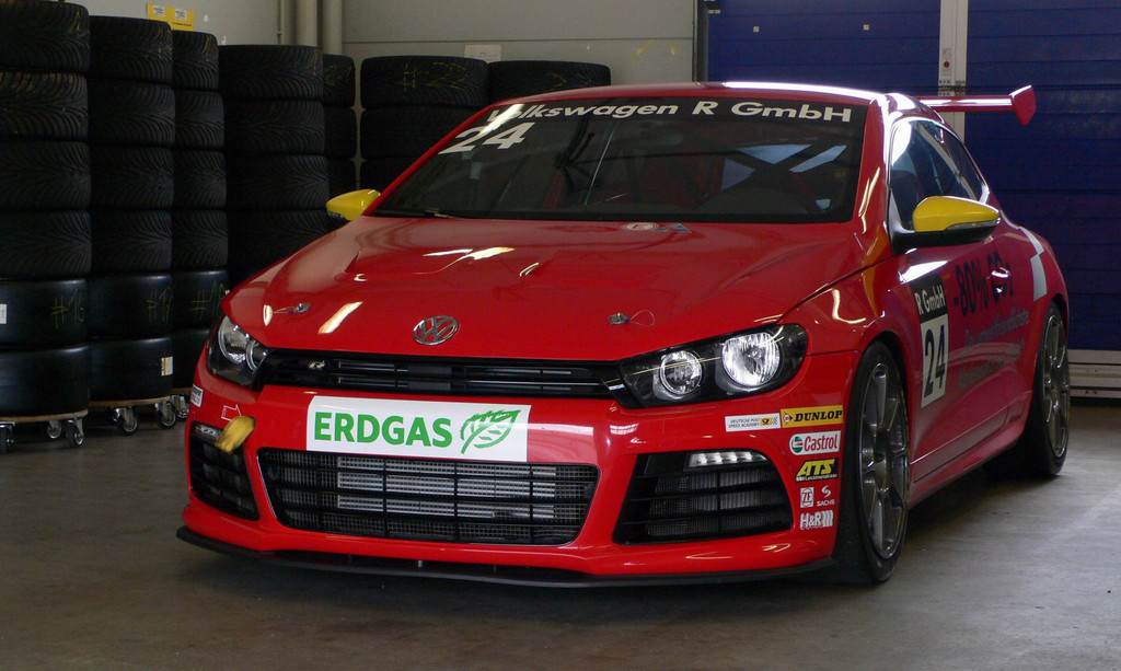 Testrunden in Oschersleben mit dem Cup-Scirocco