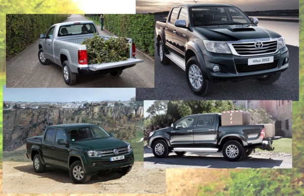 Toyota Hilux/VW Amorak: Duell der Lastesel