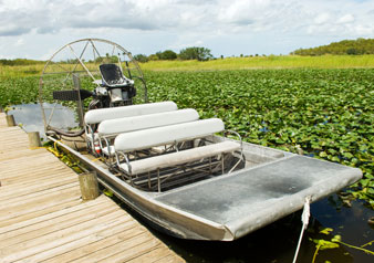 UNFERTIG Wenn s mal nicht weiter geht mit dem Auto – abenteuerliche Alternativen aus den USA. Heute: Das Airboat