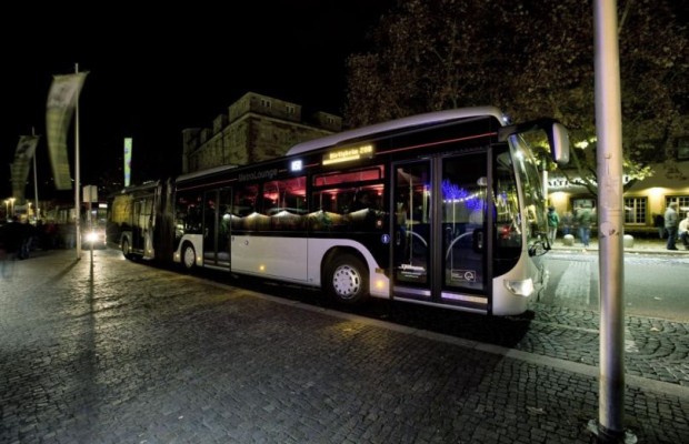 Verkehrslärm halbieren mit Erdgasbussen und -Lkw