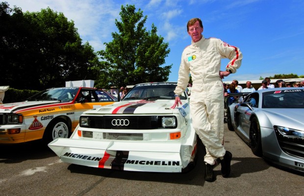 Walter Röhrl erklimmt erneut im Audi Sport Quattro S1 den Pikes Peak