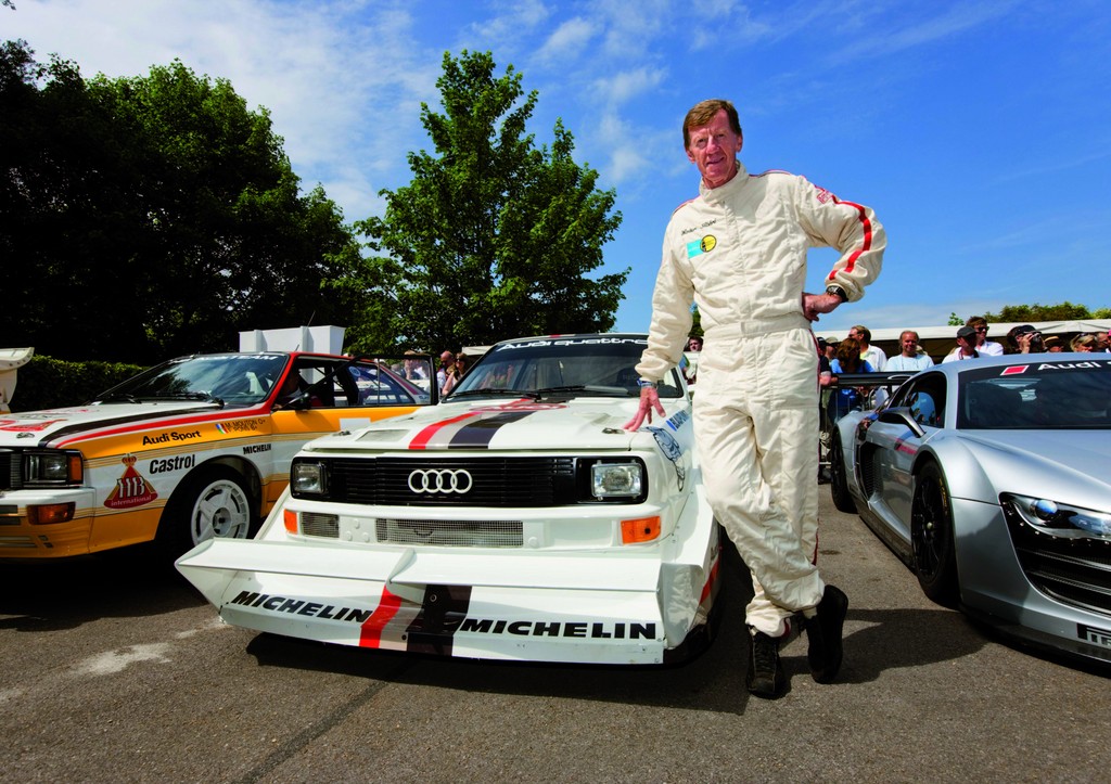 Walter Röhrl erklimmt erneut im Audi Sport Quattro S1 den Pikes Peak