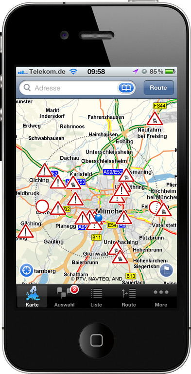 ADAC bietet Maps