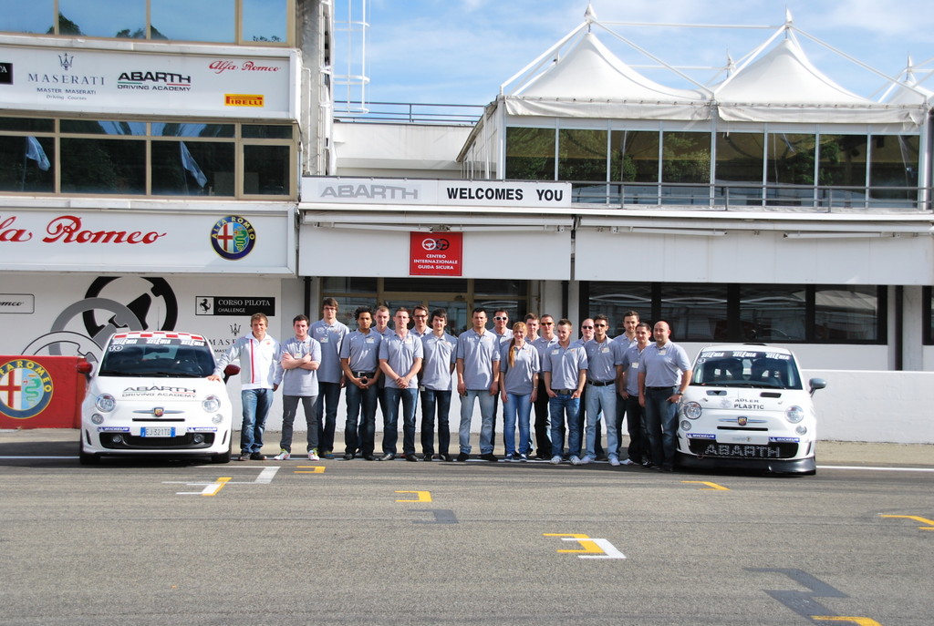 Abarth hat 24 Rennfahrer-Talente ausgewählt