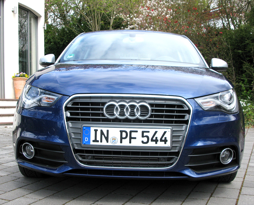 Audi A1: Blick auf die Frontpartie. 