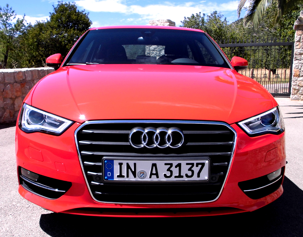 Audi A3: Blick auf die Frontpartie. 