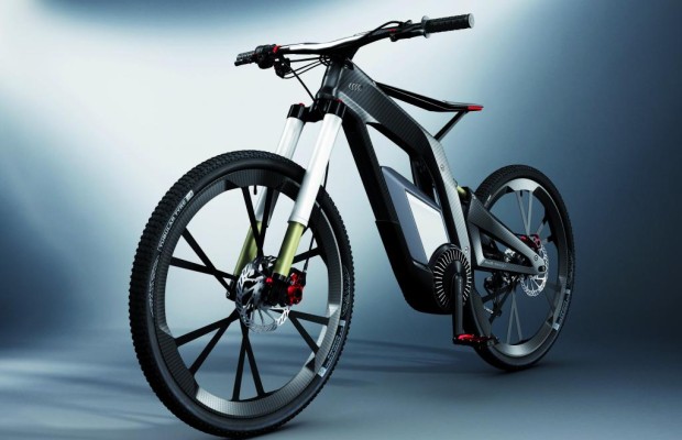 Audi E-Bike - Trick-Rad mit Balancehilfe