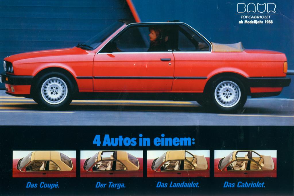 BMW 3er Baur Topcabriolet ab 1988