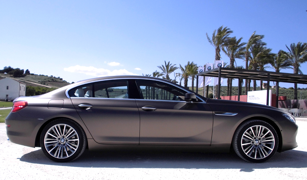 BMW 6er Gran Coupé: Und so sieht der Viertürer von der Seite aus.