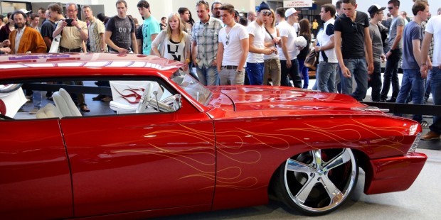 Besucher der Tuning WorldBodense