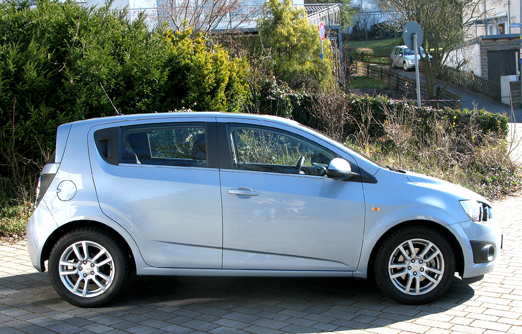 Chevrolet Aveo: Und so sieht der Kleinwagen von der Seite aus.