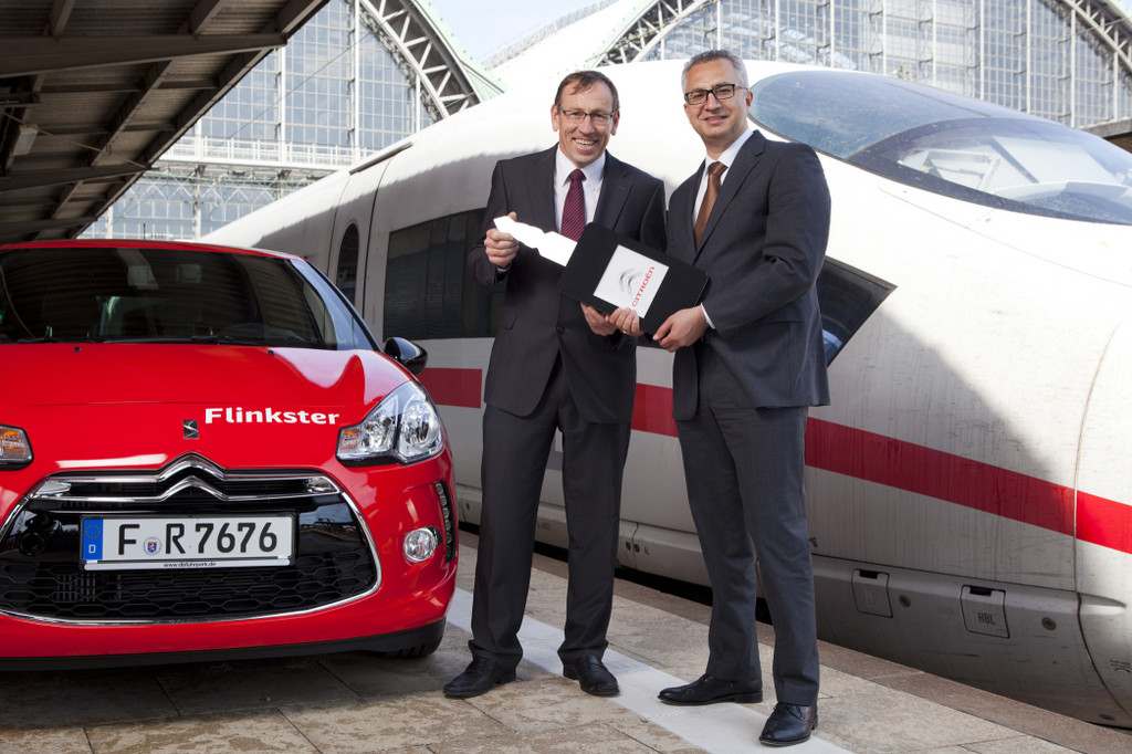 Citroen DS3 verstärkt Flinkster-Flotte der Bahn