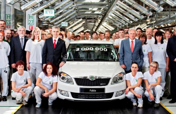 Feierlaune bei Skoda
