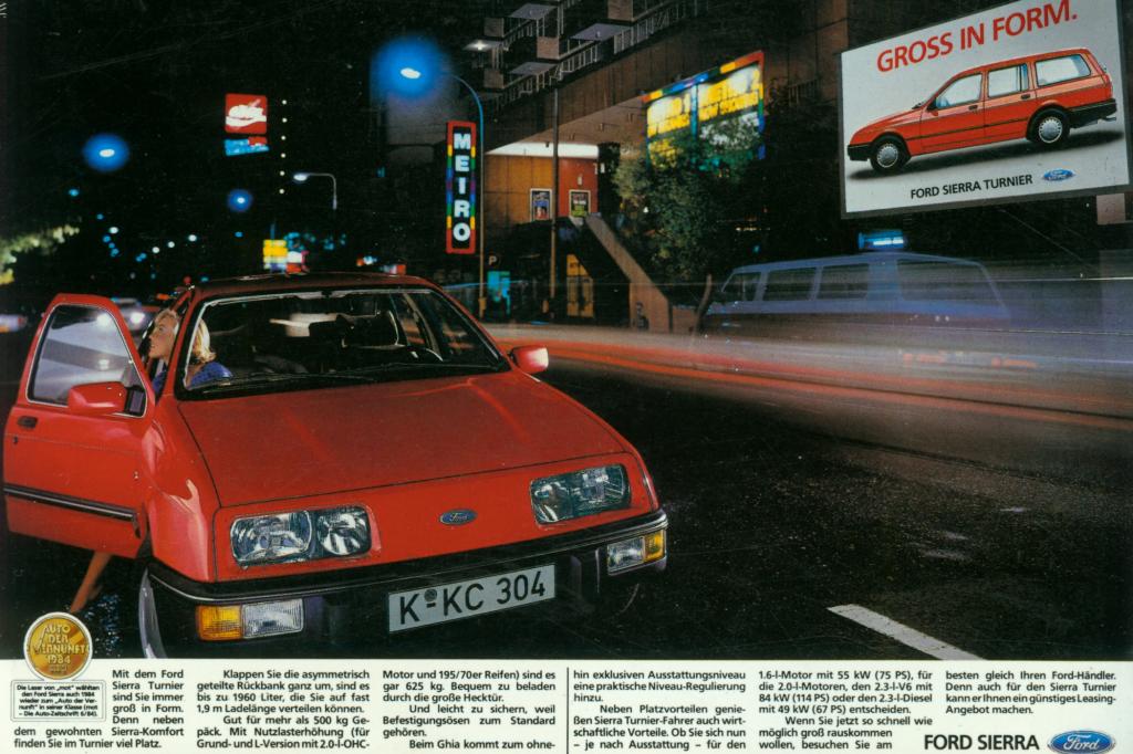 Ford Sierra Werbung 1984