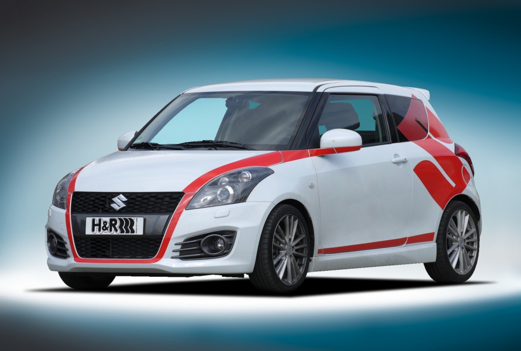 H&R mit Fahrwerkskomponenten für BWM M5 und 6er Coupé, Porsche 911 und Suzuki Swift Sport