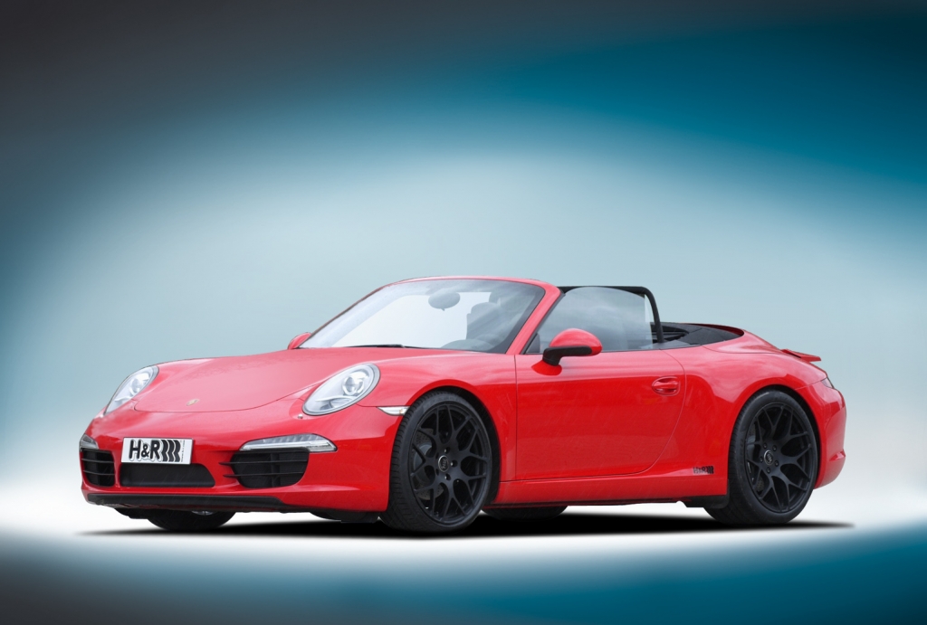 H&R mit Fahrwerkskomponenten für BWM M5 und 6er Coupé, Porsche 911 und Suzuki Swift Sport