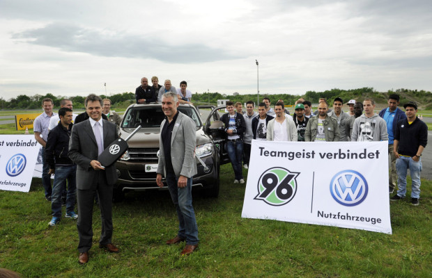 Hannover 96 testet den Volkswagen Amarok
