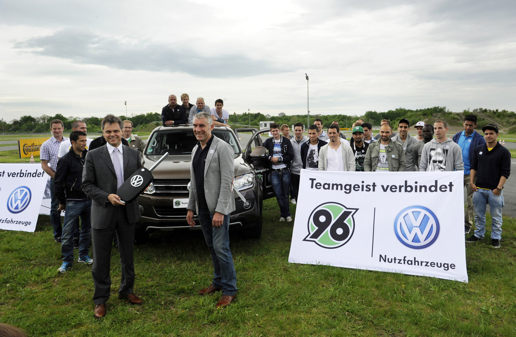 Hannover 96 testet den Volkswagen Amarok