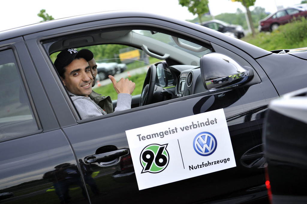 Hannover 96 testet den Volkswagen Amarok