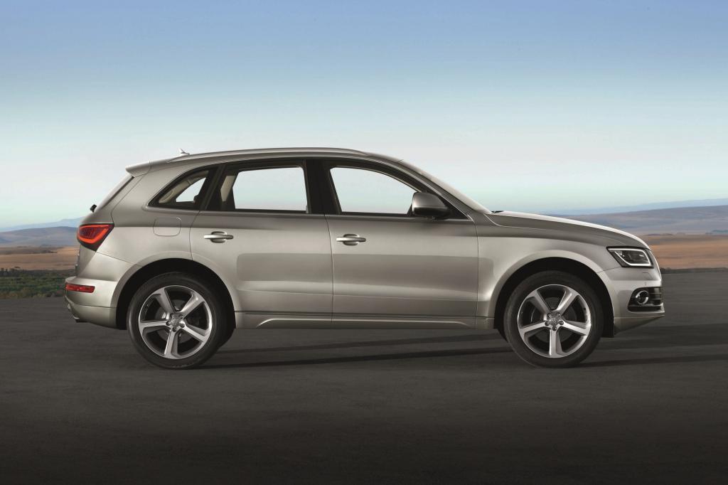 Im Mittelpunkt des Audi Stands auf der AMI Leipzig steht das SUV Q5