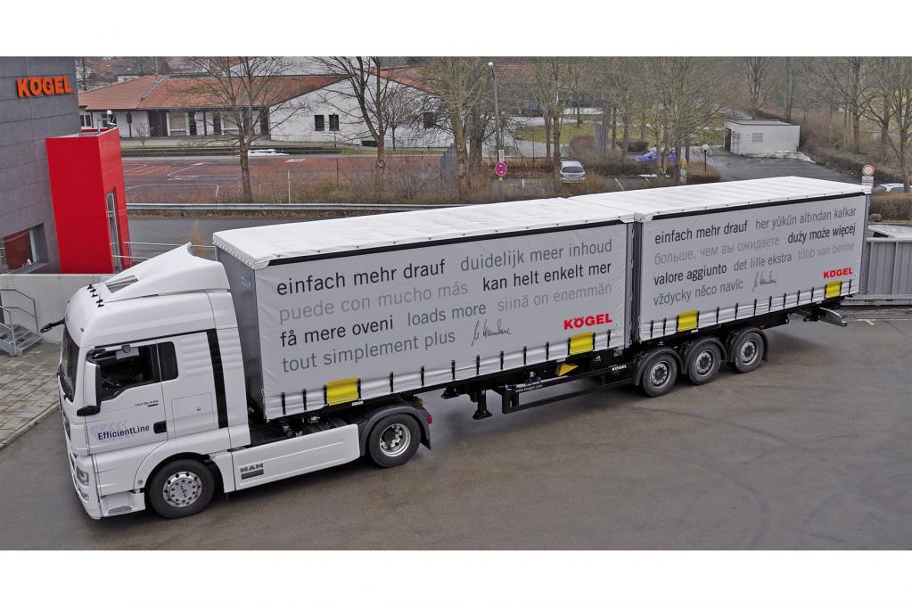 Kögel macht den LongPlex Lkw-Auflieger flexibler