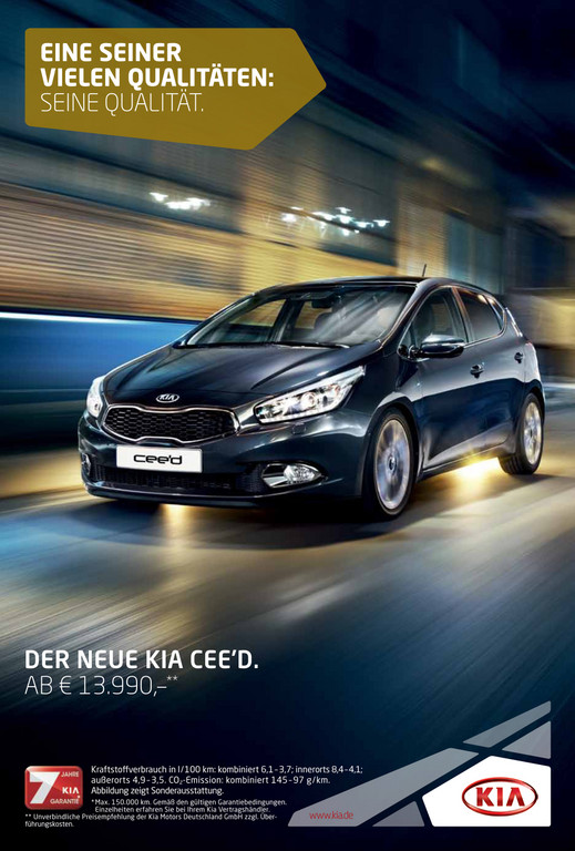 Kia startet Einführungskampagne für den Cee’d