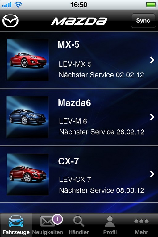 Mazda bringt App für Kunden